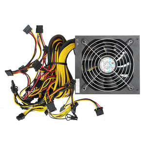 High Quality 1300W 1600W 1800W ATX PC 24 Pin Miner Power Supply for GPU Card Bitmain Antminer
