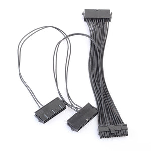 ATX 24 Pin 3 PSU Power Supply Starter Motherboard Adapter Cable 18AWG Wire for Bitcoin BTC LTC ETH Miner Machine