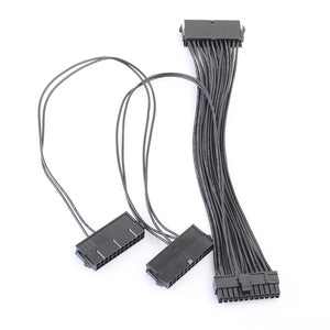 ATX 24 Pin 3 PSU Power Supply Starter Motherboard Adapter Cable 18AWG Wire for Bitcoin BTC LTC ETH Miner Machine