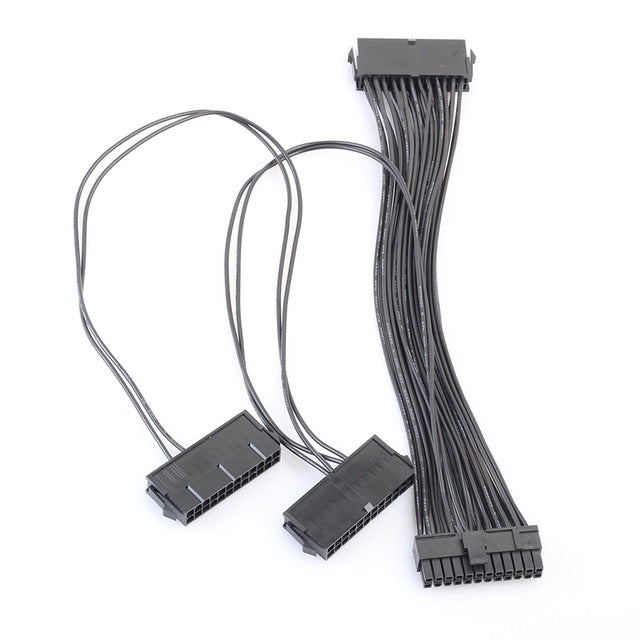 ATX 24 Pin 3 PSU Power Supply Starter Motherboard Adapter Cable 18AWG Wire for Bitcoin BTC LTC ETH Miner Machine